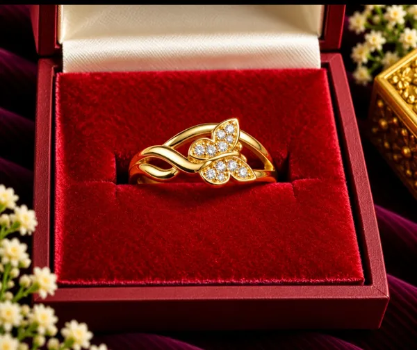 Gold-Tone_Crystal_Butterfly_Ring_for_Women