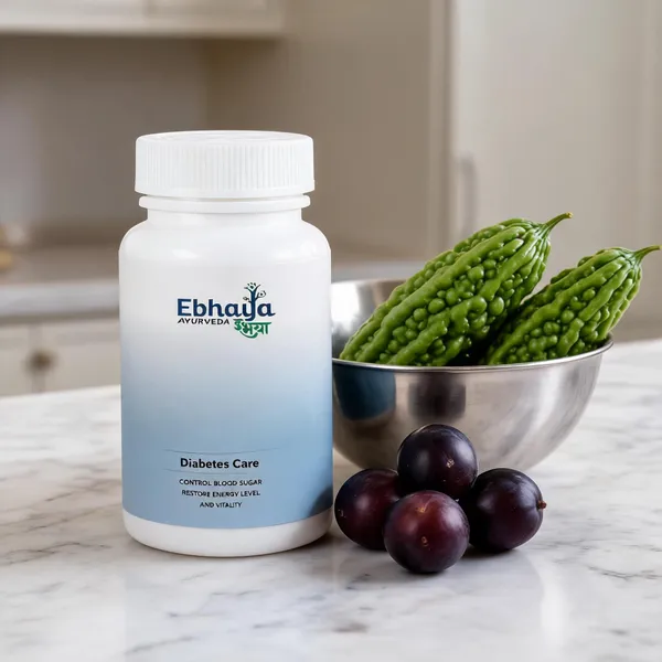 Ebhaya_Ayurveda_Diabetes_Care_Bitter_Gourd_Jamun_Neem_Powder