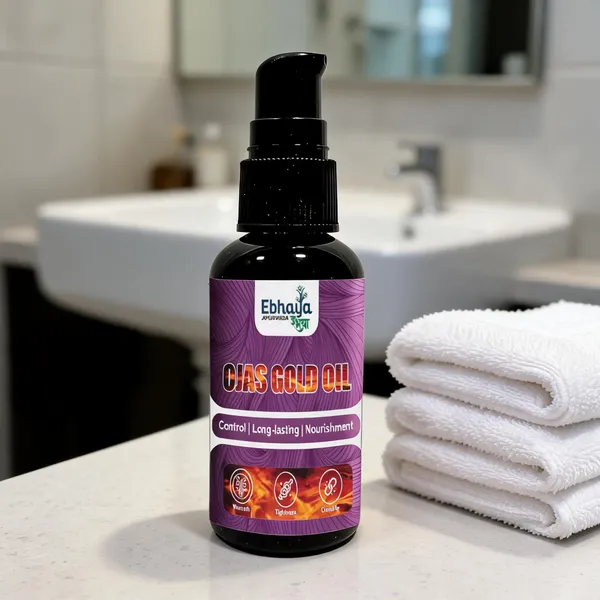Ebhaala_Ayurveda_Ojas_Gold_Sesame_Coconut_Ayurvedic_Hair_Oil