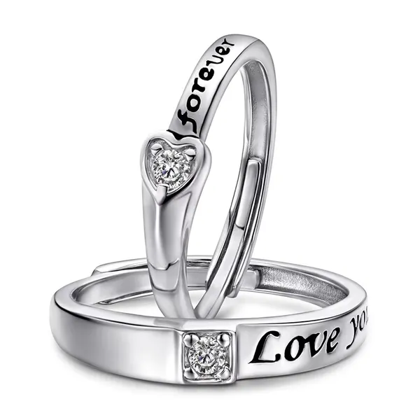 Silver_Tone_Heart_And_Square_Stone_Couple_Ring_Set_For_Couples_Pack_Of_2