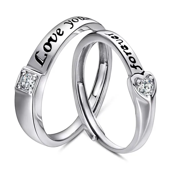 Silver_Tone_Heart_And_Square_Stone_Couple_Ring_Set_For_Couples_Pack_Of_2