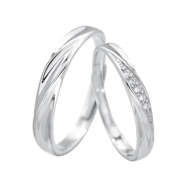 Silver_Tone_Zircon_Couple_Ring_Set_For_Couples_Pack_Of_2