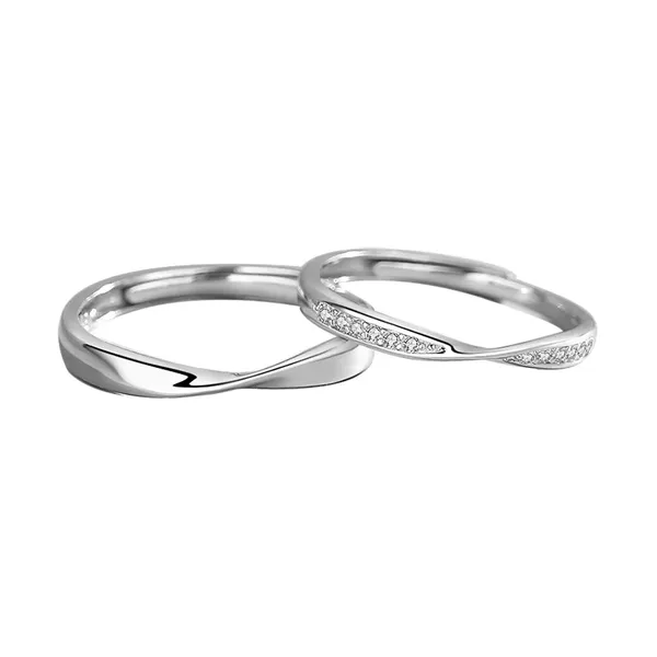 Silver_Tone_Mobius_Twist_Couple_Ring_Set_For_Couples_Pack_Of_2