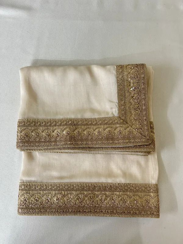 Cream_Embellished_Border_Dupatta_for_Groom