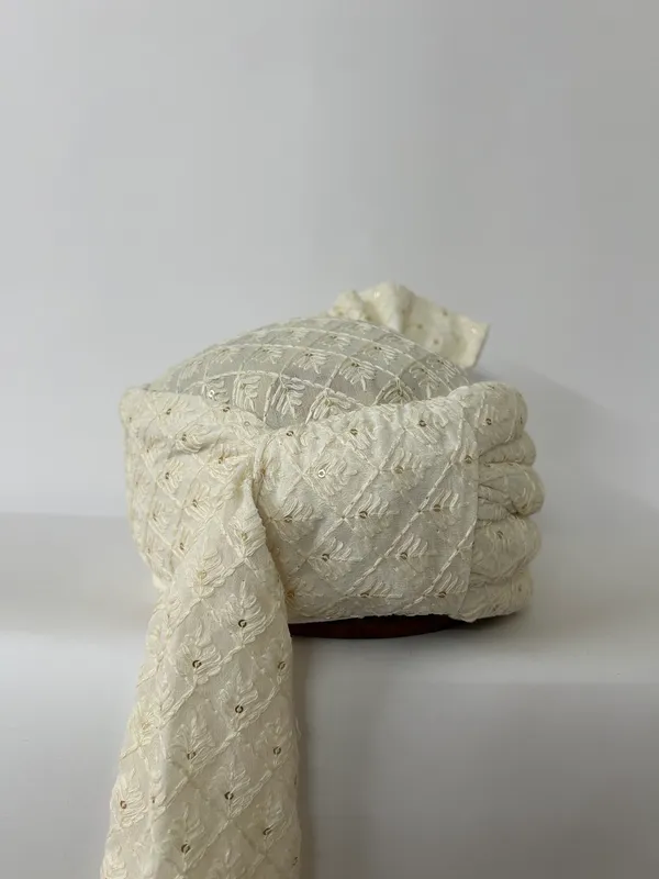 Ivory_Net_Embroidered_Groom_Safa
