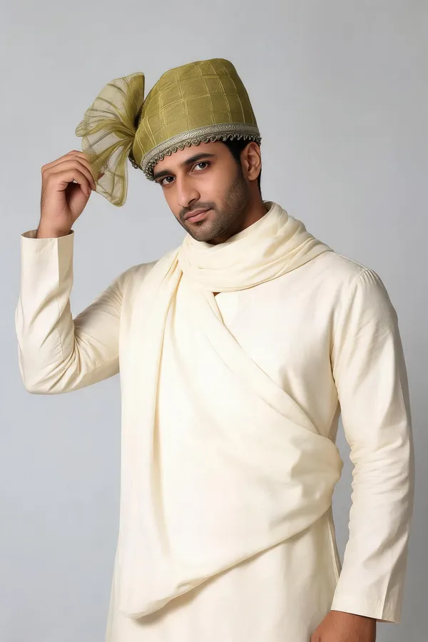 Gold_Tishu_Traditional_Hand_Tied_Safa_For_Groom