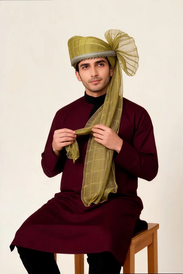 Gold_Tishu_Traditional_Hand_Tied_Safa_For_Groom