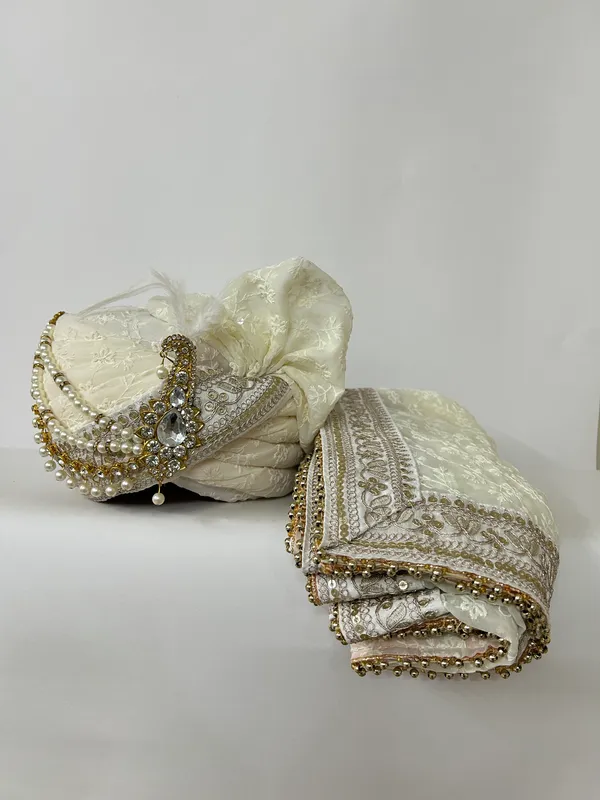 Ivory_Net_Embroidered_Groom_Safa