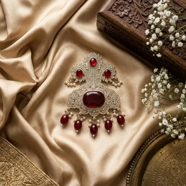 Silver_Tone_Crystal_Embellished_Bridal_Brooch_for_Women