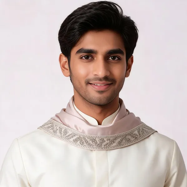 Rose_Gold__Embellished_Dupatta_For_Men