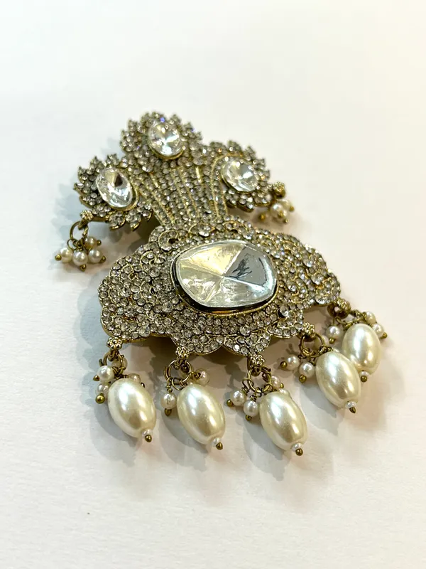 Gold_Tone_Crystal_Pearl_Drop_Statement_Brooch