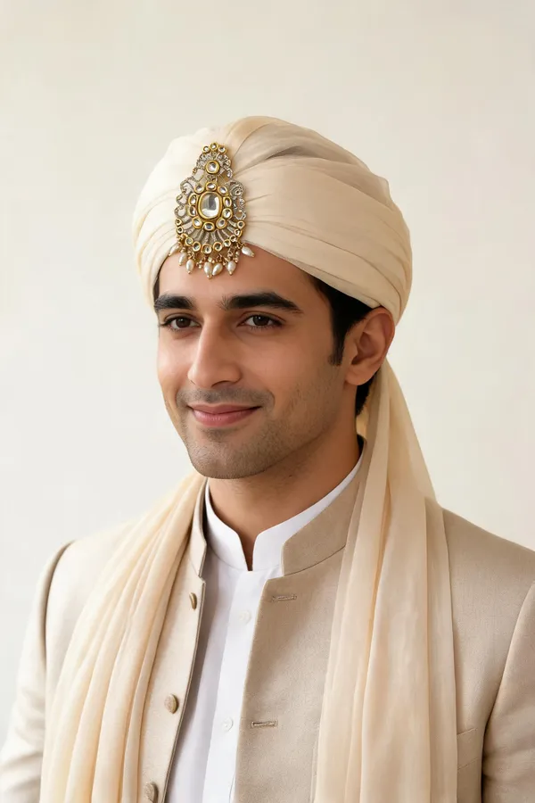 Gold_Tone_Kundan_Kalagi_For_Men