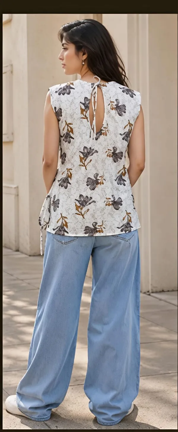 White_Cotton_Sleeveless_Kurti_Top_For_Women