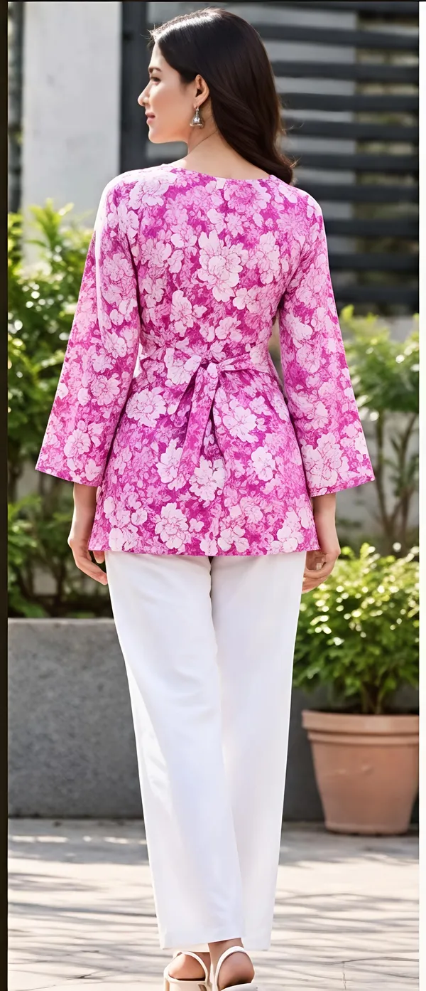 Pink_Cotton_Straight_Kurta_For_Women
