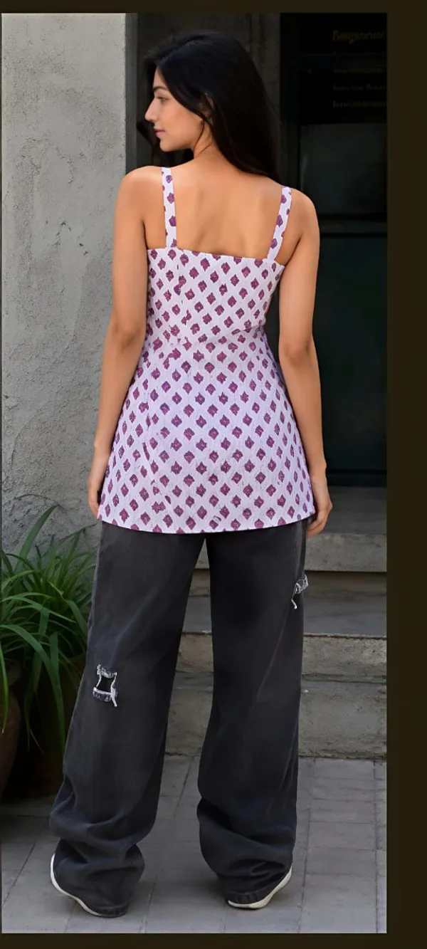 White_Cotton_Printed_Regular_Fit_Kurti_For_Women
