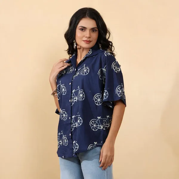 Navy_Cotton_Relaxed_Fit_Shirt_For_Women