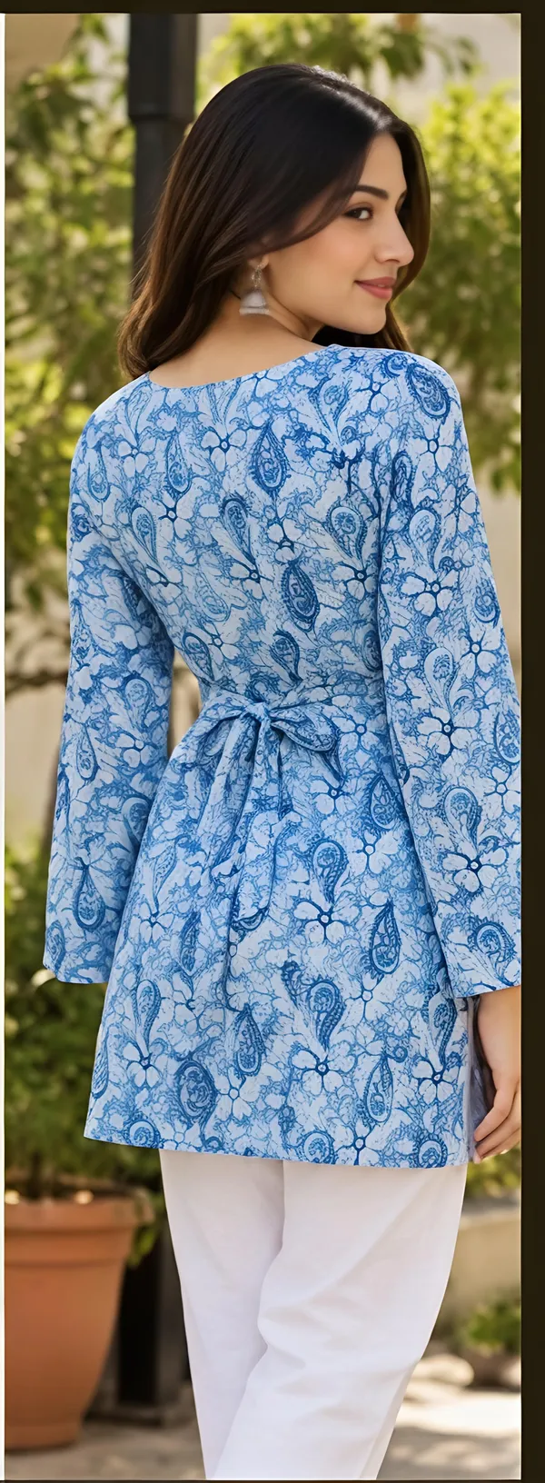 Blue_Cotton_Printed_Straight_Kurta_For_Women