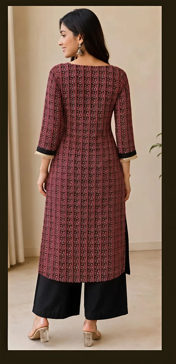 Maroon_Cotton_Printed_Kurta_Palazzo_Set_For_Women