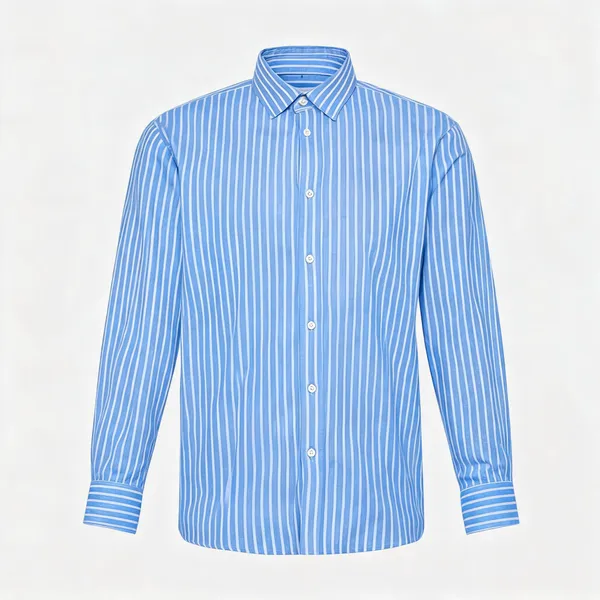 Blue_Cotton_Striped_Regular_Fit_Shirt_For_Men