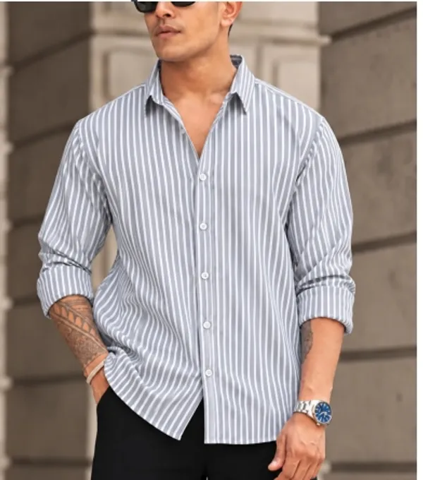 Grey_Cotton_Striped_Regular_Fit_Shirt_For_Men