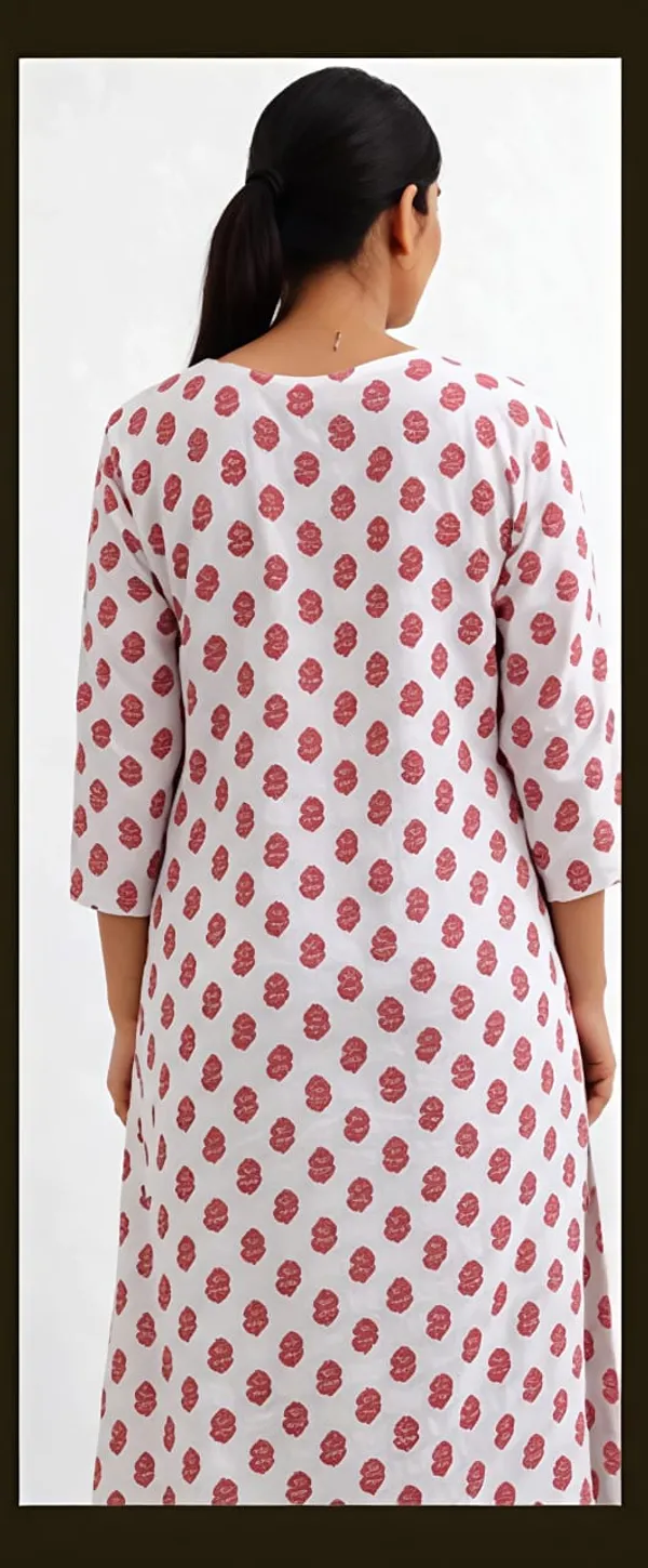 White_Cotton_Straight_Kurta_For_Women