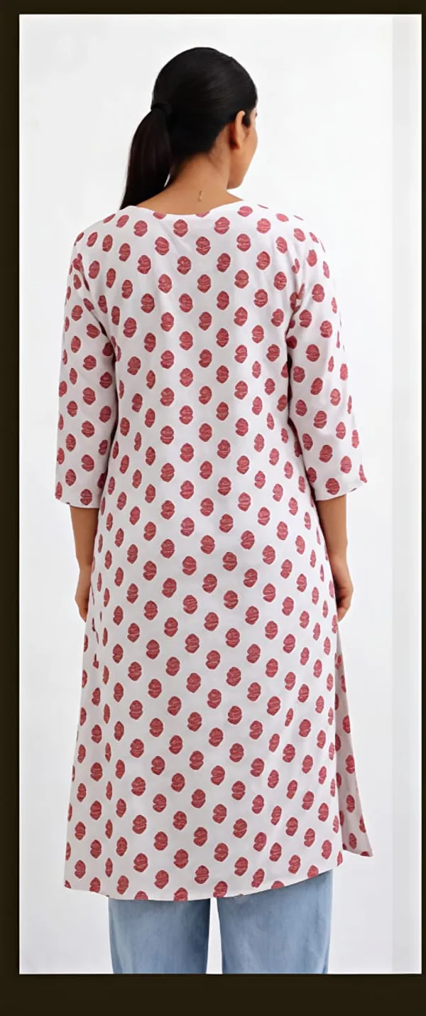 White_Cotton_Straight_Kurta_For_Women