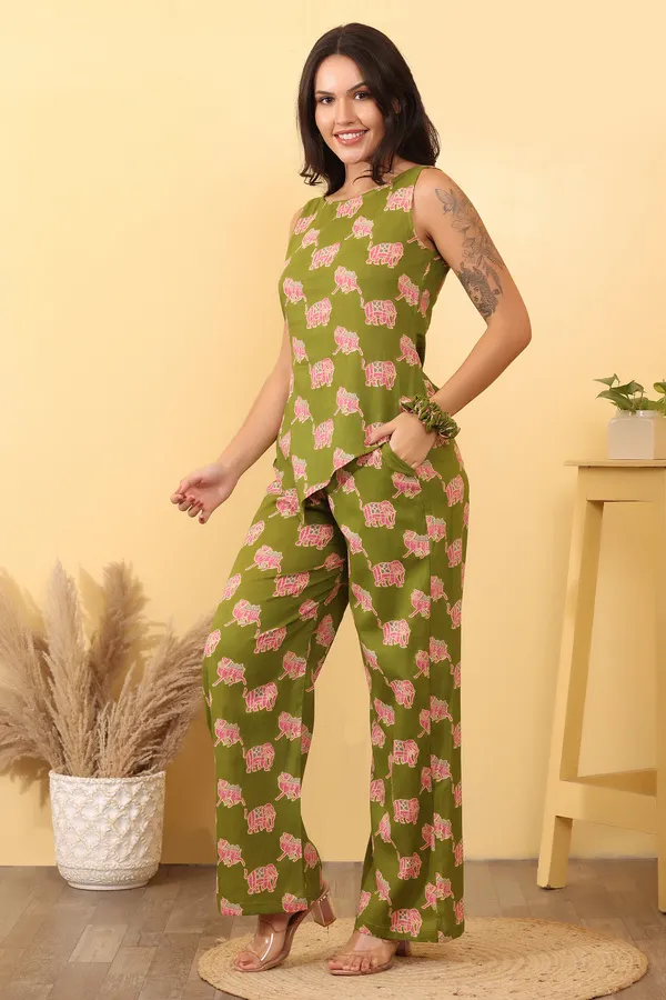 Olive_Cotton_Relaxed_Fit_Co-Ord_Set_For_Women