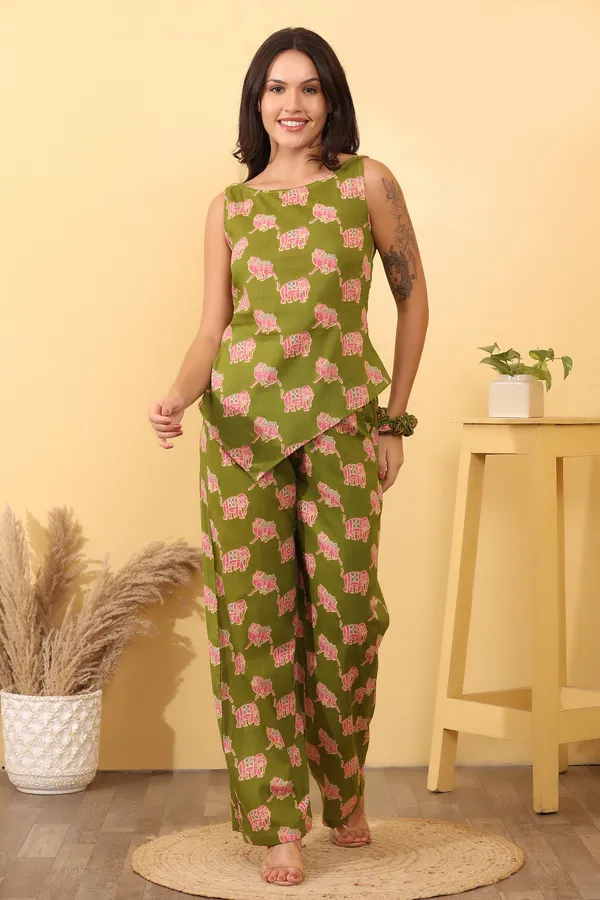 Olive_Cotton_Relaxed_Fit_Co-Ord_Set_For_Women