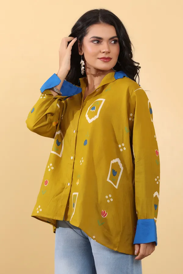 Mustard_Cotton_Relaxed_Fit_Shirt_For_Women