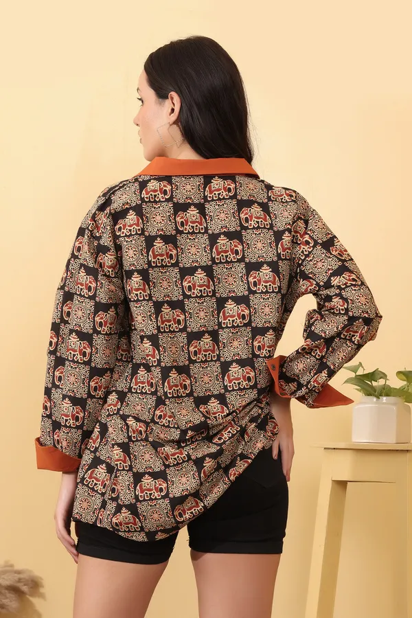 Black_Cotton_Open_Front_Shrug_For_Women