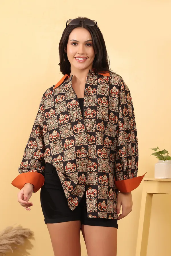 Black_Cotton_Open_Front_Shrug_For_Women