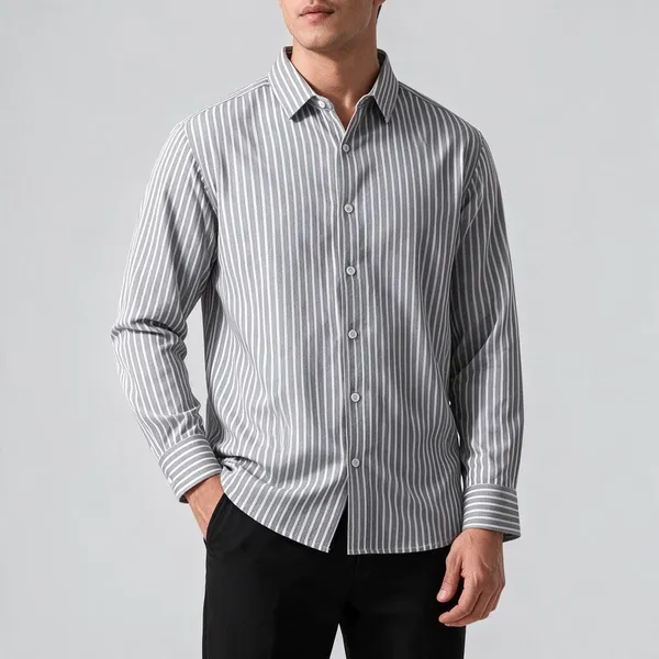 Grey_Cotton_Striped_Regular_Fit_Shirt_For_Men