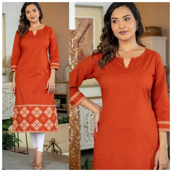 Orange_Straight_Kurta_for_Women