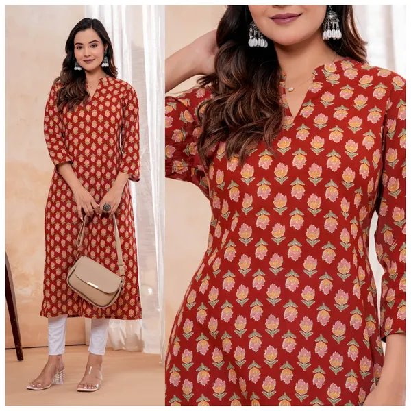 Red_Printed_Straight_Kurta_for_Women