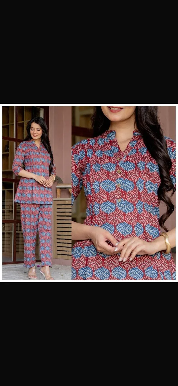 Multicolor_Printed_Straight_Fit_Kurta_Pant_Set_for_Women