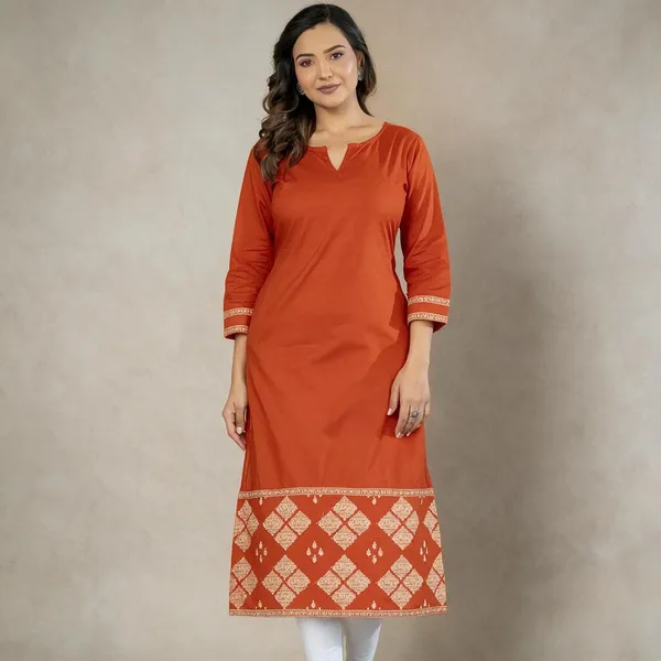 Orange_Straight_Kurta_For_Women