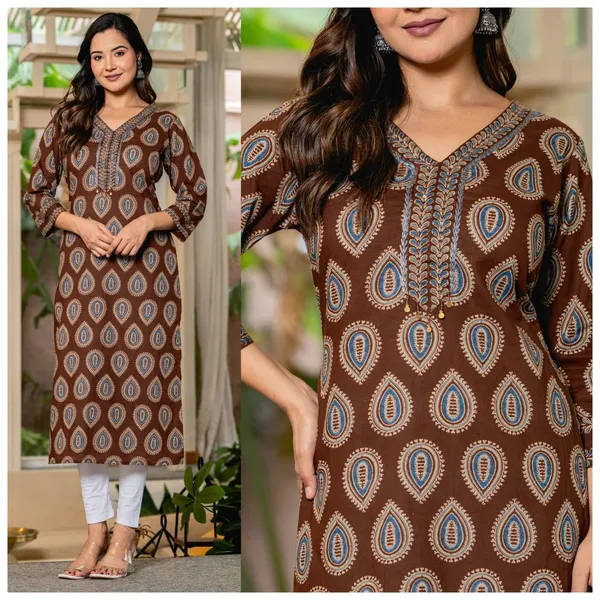 Brown_Printed_Straight_Kurta_for_Women