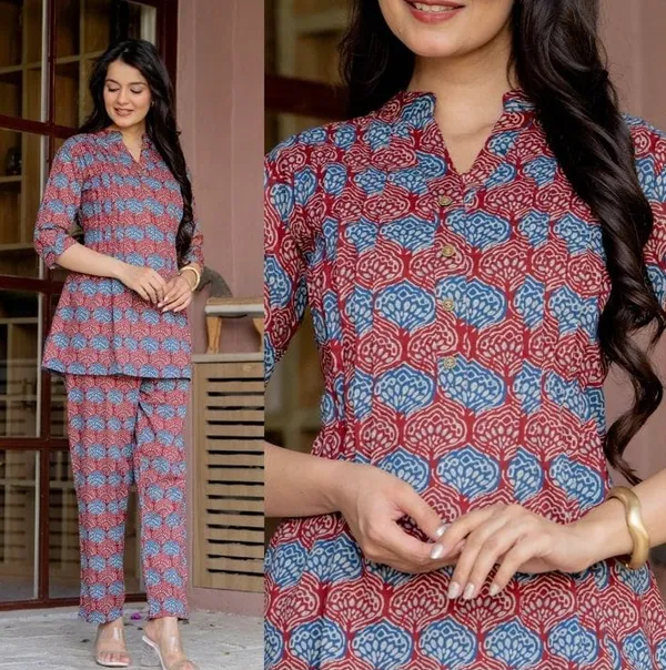 Multicolor_Printed_Straight_Fit_Kurta_Pant_Set_For_Women