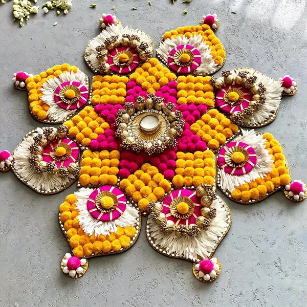 Artificial_Floral_Traditional_Rangoli_Decor