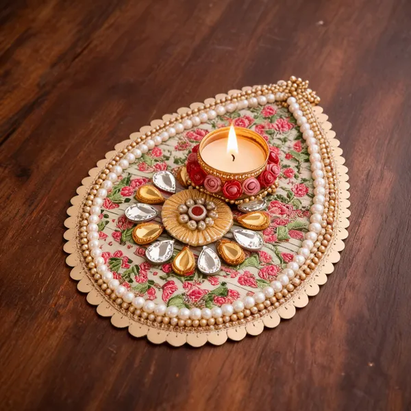 Beaded_Floral_Rangoli_Set_With_Diya_Decor