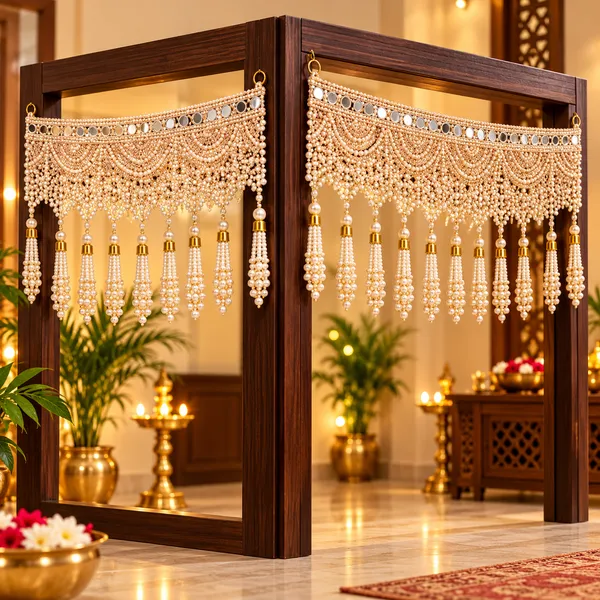 Beige_Mirror_Work_Door_Toran_Duo_Combo