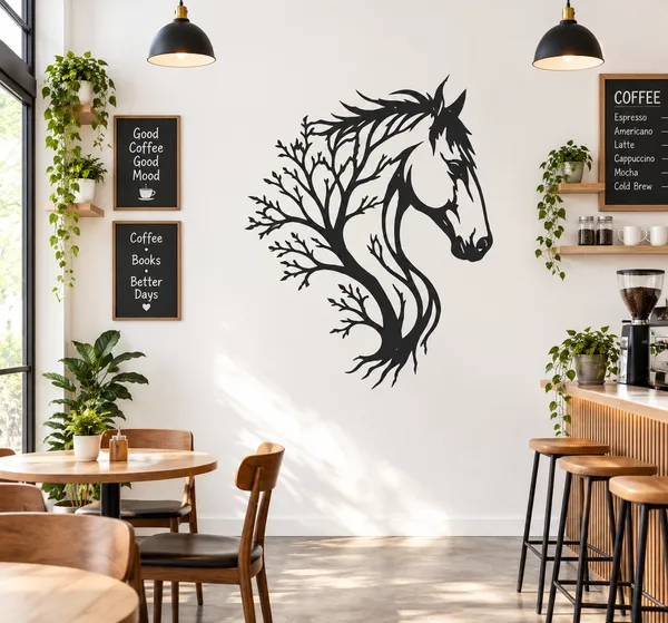 Black_Artistic_Horse_Tree_Wall_Decor