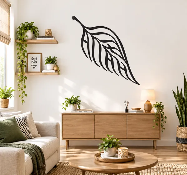 Black_Nature_Inspired_Feather_Wall_Decor