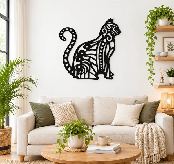 Black_Metal_Artistic_Cat_Wall_Decor
