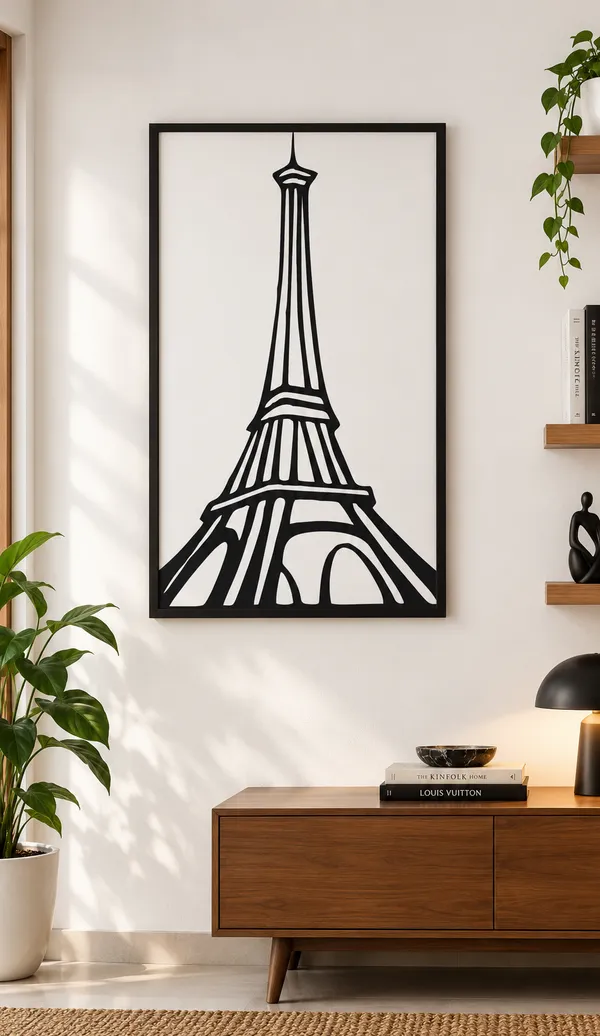 Modern_Eiffel_Tower_Silhouette_Framed_Wall_Art