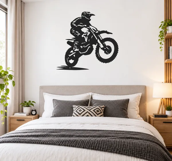 Black_Motorcycle_Rider_Wall_Decal