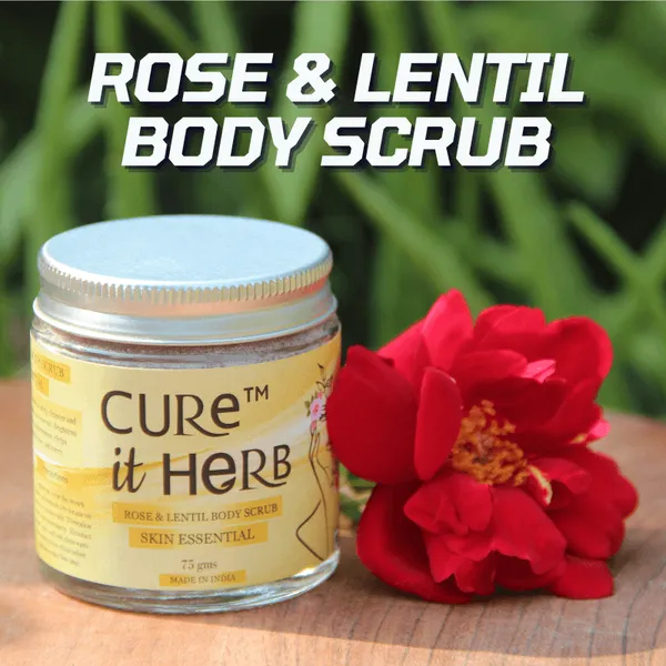 Cureitherb_Rose_&_Red_Lentil_Exfoliating_Body_Scrub