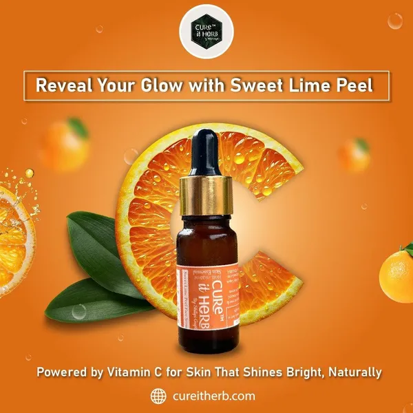 Cureitherb_Sweet_Lime_Peel_Vitamin_C_Brightening_Face_Serum