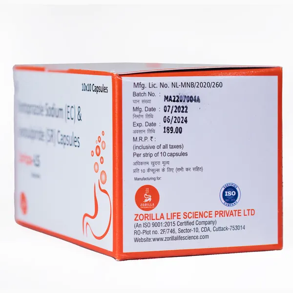 Zoripa-LS_I_Pantoprazole_Sodium_I_EC_I_I_Levosulpiride_I_SR_I_10_Capsules