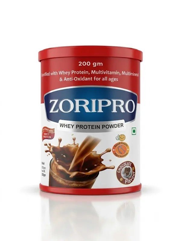 Zoripro_I_Fortified_with_Protein_I_Multivitamin_I_Multimineral_I_Anti-Oxidant_for_all_ages_I_Protein_Powder_with_power_of_Herbs_I_Milk_Protein_with_DHA_&_EPA_I_Chocolate_I_Good_Health_I_Right_Nutrition_I_200_gm